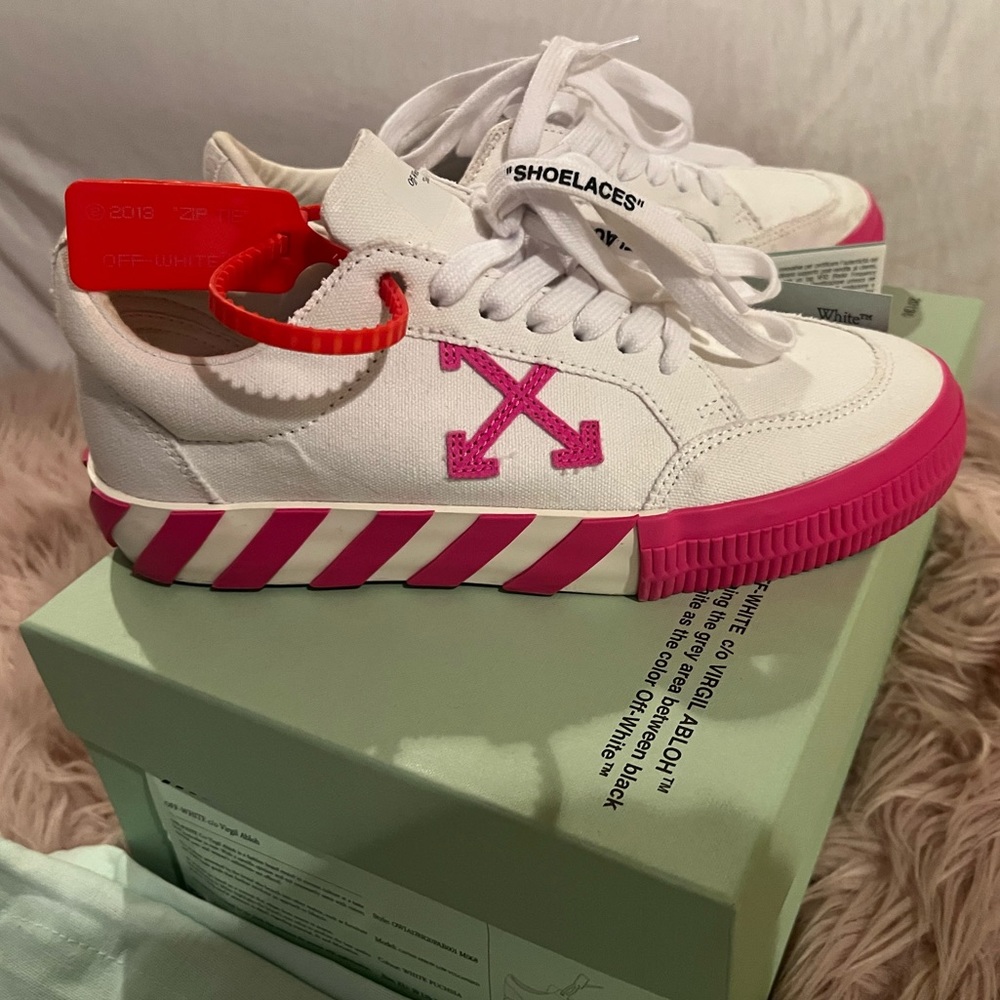 Off-White Canvas Sneakers